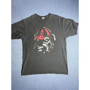 Vintage Hanes Georgia Bulldogs UGA Graphic T-Shirt Black Mens Medium